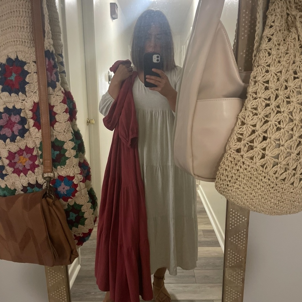 Elegant Rachel Pally Cream Maxi Dress